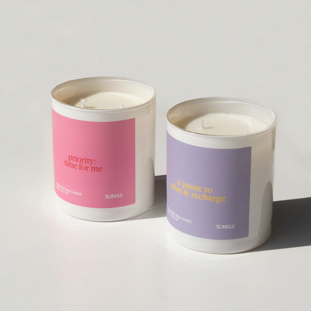 Vela Aromática "A pause to Relax & Recharge" Scandle