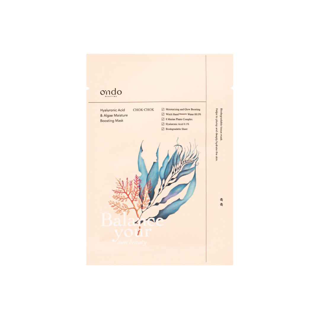 CHOK-CHOK Hyaluronic Acid &amp; Algae Moisture Boosting Mask