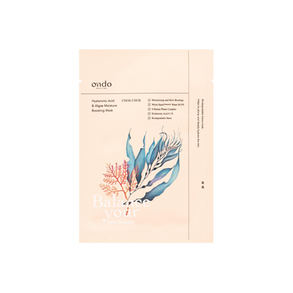 CHOK-CHOK Hyaluronic Acid &amp; Algae Moisture Boosting Mask