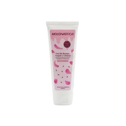 Gel de Agua de Rosas, Argan y Linaza